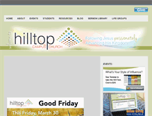 Tablet Screenshot of hilltopcampuschurch.com